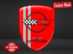 Corvette Fensteraufkleber Luxus Exklusiv Auto Anpassbar